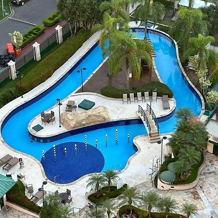 Flat Com Vista Panoramica -15- Na Barra Da Tijuca - Estacionamento Gratuito - Frigobar - Ar Condicionado - Piscina - Academia - Balsa Para Praia Gratis - Varanda - Vista Parcial Mar E Lagoa Ріо-де-Жанейро Екстер'єр фото