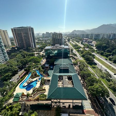 Flat Com Vista Panoramica -15- Na Barra Da Tijuca - Estacionamento Gratuito - Frigobar - Ar Condicionado - Piscina - Academia - Balsa Para Praia Gratis - Varanda - Vista Parcial Mar E Lagoa Ріо-де-Жанейро Екстер'єр фото