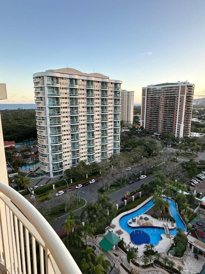Flat Com Vista Panoramica -15- Na Barra Da Tijuca - Estacionamento Gratuito - Frigobar - Ar Condicionado - Piscina - Academia - Balsa Para Praia Gratis - Varanda - Vista Parcial Mar E Lagoa Ріо-де-Жанейро Екстер'єр фото