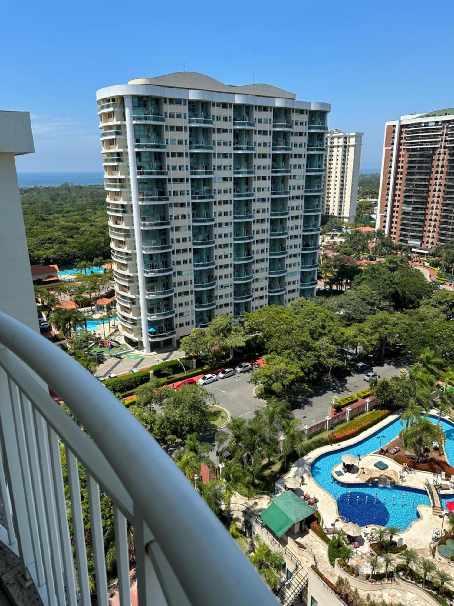 Flat Com Vista Panoramica -15- Na Barra Da Tijuca - Estacionamento Gratuito - Frigobar - Ar Condicionado - Piscina - Academia - Balsa Para Praia Gratis - Varanda - Vista Parcial Mar E Lagoa Ріо-де-Жанейро Екстер'єр фото
