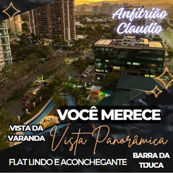 Flat Com Vista Panoramica -15- Na Barra Da Tijuca - Estacionamento Gratuito - Frigobar - Ar Condicionado - Piscina - Academia - Balsa Para Praia Gratis - Varanda - Vista Parcial Mar E Lagoa Ріо-де-Жанейро Екстер'єр фото